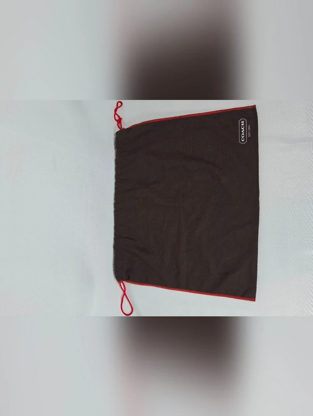 Coach Authentic Replacement Dust Bag Brown Red Large 16x13.5 Womens​